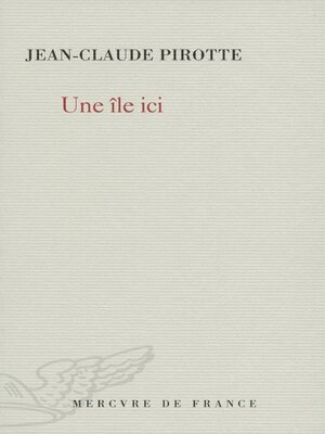 cover image of Une île ici